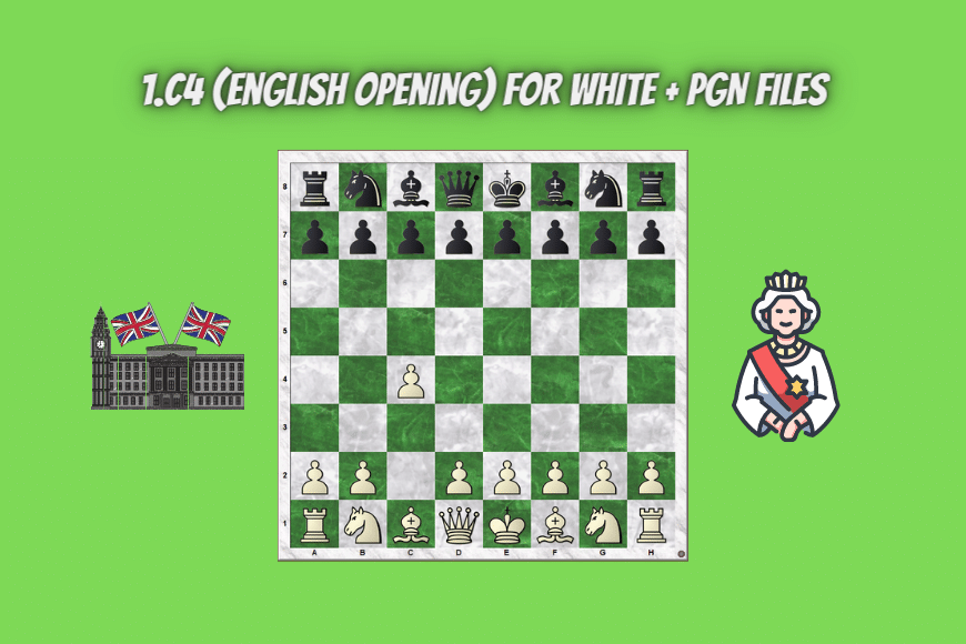1.c4 (English Opening) For White + pgn files
